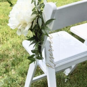 Acrylic Reserved Signs