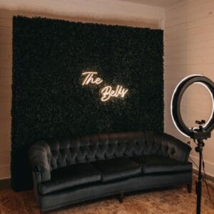Faux Greenery Wall